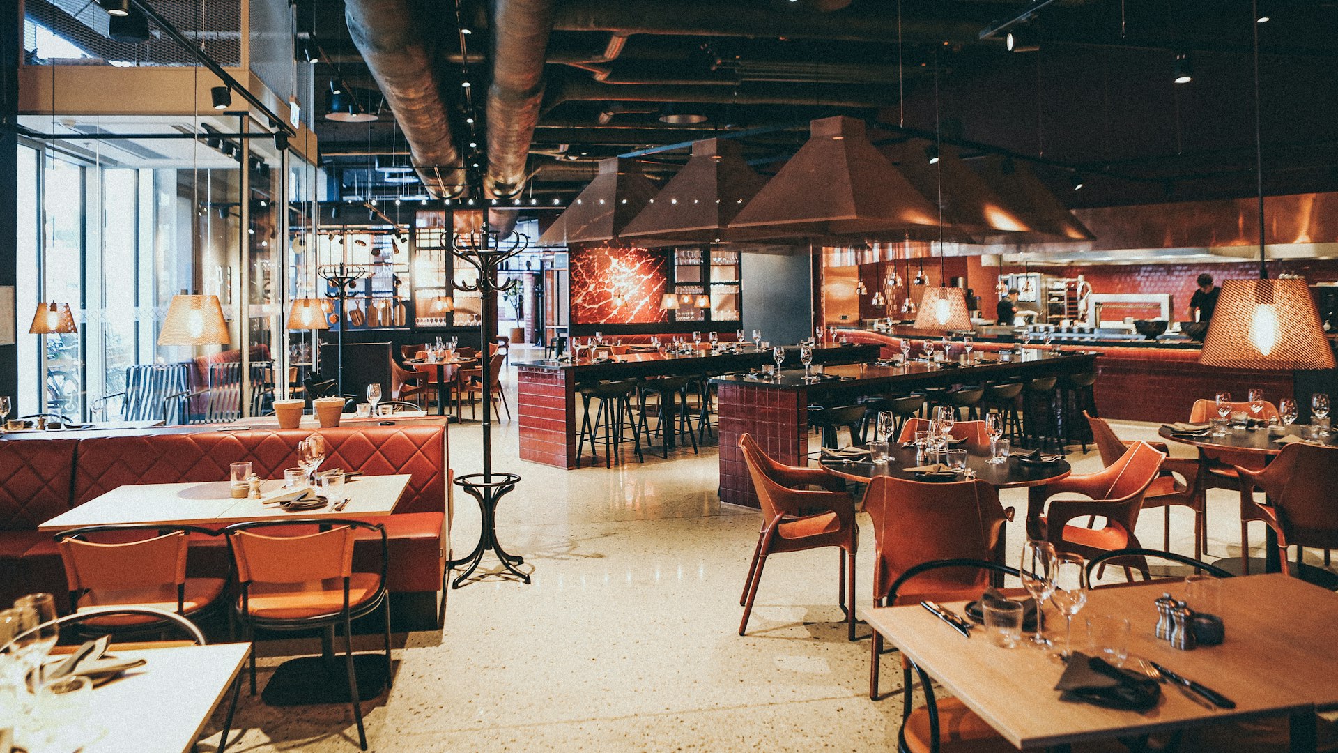 Cozy restaurant dining area
